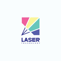 
An illustration consisting of a schematic image of a prism through which light passes. Optics and laser technology