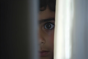 Child's Eye Digital Illustration