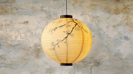 Elegant Sophisticated Paper Lantern with Intricate Detailing