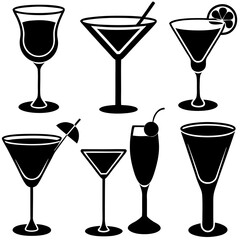 set of drinks