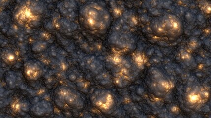 Dark Gray Texture with Scattered Light Spots Creating a Unique Visual Depth and Dimension Effect