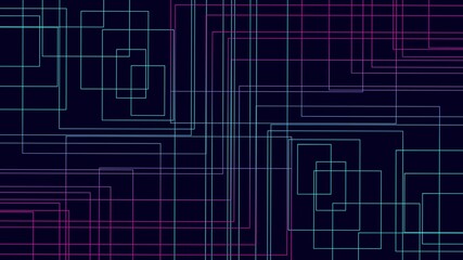 Neon blue and pink abstract circuit pattern, giving a modern digital vibe. Suitable for futuristic and tech-related projects