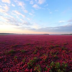 Fototapeta premium sunset over the field