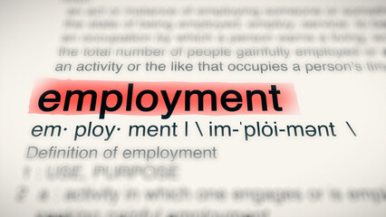 A close-up illustration of the word 