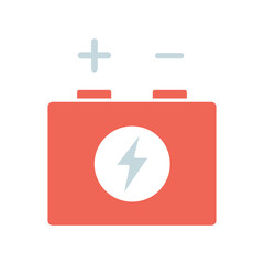 Icon a battery, isolated against a clean background.