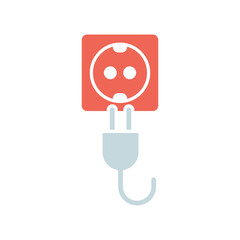 Icon a plug-in, isolated against a clean background.