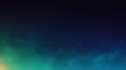 Fototapeta premium Mysterious Deep Blue and Green Foggy Gradient Background – Dreamy Atmospheric Texture for Sci-Fi, Fantasy, Digital Art, Nature-Inspired Designs, and Cinematic Visuals