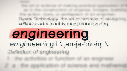 A close-up illustration of the word 