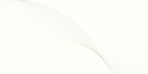 Abstract vector background with wavy lines. Technology abstract lines on white background. Undulate Grey Wave Swirl, frequency sound wave, twisted curve lines with blend effect