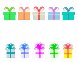 set of gift boxes