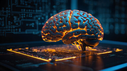 Artificial intelligence technology with human brain 