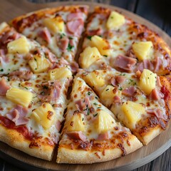 The temptation of Hawaiian style pizza