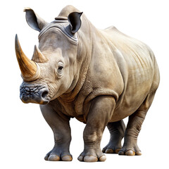 Fototapeta premium rhino isolated on white