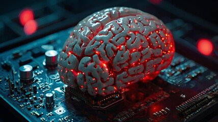 Artificial intelligence technology with human brain 