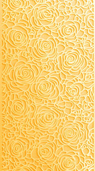 Golden Rose Pattern Illustration