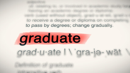 A close-up illustration of the word 