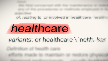 A close-up illustration of the word 