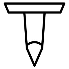 Dibber Farming Seeds Line Icon