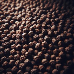 Obraz premium Close-up view of a large quantity of chickpeas.&nbsp; 