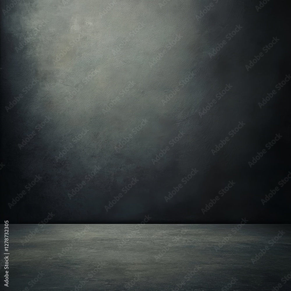 Poster dark and moody studio backdrop: a textured canvas of shadow and light for creative photography