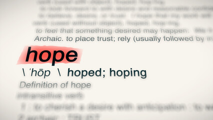 A close-up illustration of the word 