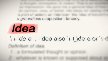 A close-up illustration of the word 