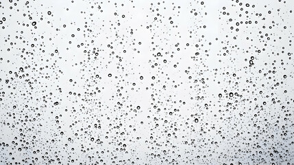 Water Droplets on Glass Background