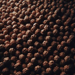 Obraz premium Close-up view of a large quantity of chickpeas.&nbsp; 