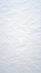 White Crumpled Paper Texture Background