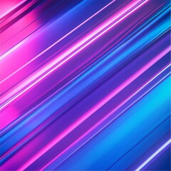 Fototapeta premium Gradient Abstract: Neon Lines in Dynamic Motion of Blue, Purple, and Pink for Modern Backgrounds and Designs