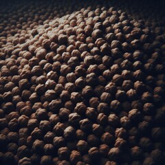 Obraz premium Close-up view of a large quantity of chickpeas.&nbsp; 