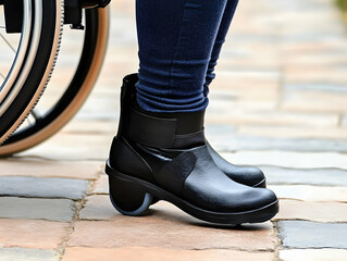 Wheeled Boots Photo: Innovative Footwear for Mobility