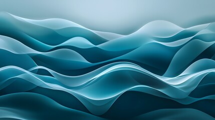 Obraz premium Minimalistic Organic Water Ripple Background with Soft Flowing Gradients and Smooth Wave Textures