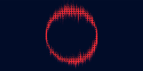 Red halftone dots blue color pattern gradient grunge texture background. Dot pop art comic sport style vector illustration