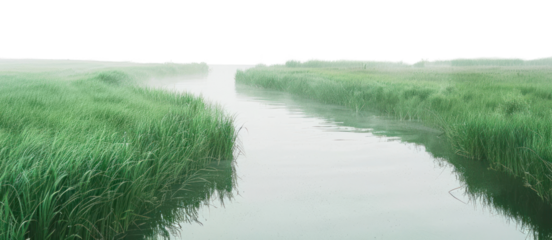 PNG River and grass field landscape nature scenery natural.