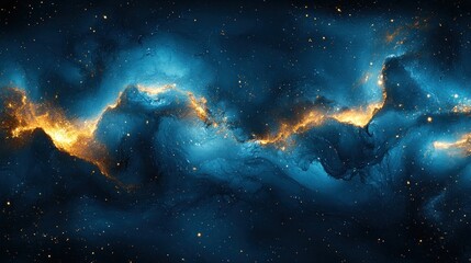 Fototapeta premium Cosmic nebula swirls, space, background, art, design