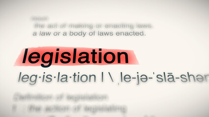 A close-up illustration of the word 