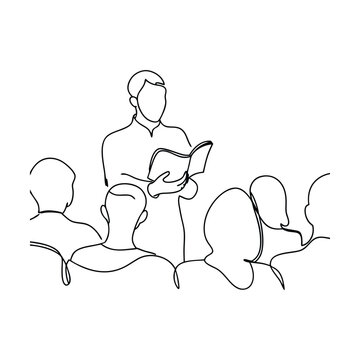 Monologue clip art preview