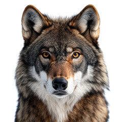 Obraz premium Wolf isolated on transparent background