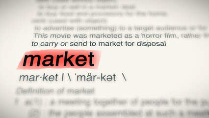 A close-up illustration of the word 