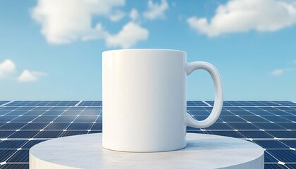 Eco-Friendly Mug Showcase for Earth Day Celebration