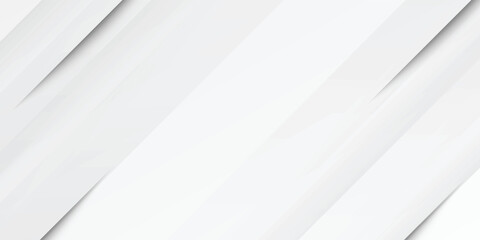 Obraz premium Abstract white background. Minimal geometric white light background modern