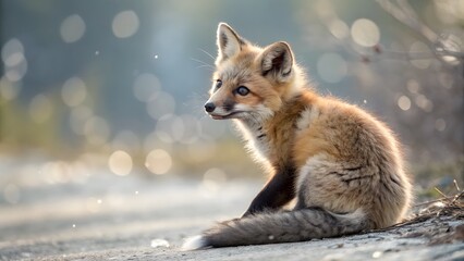 Fototapeta premium red fox vulpes