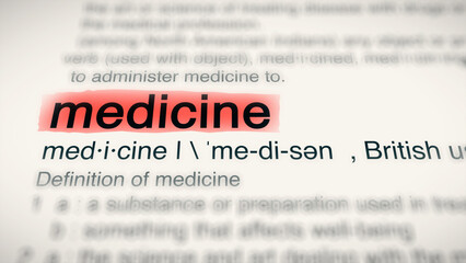 Fototapeta premium A close-up illustration of the word 