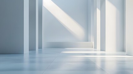 Fototapeta premium Minimalist Elegant Corporate Background with Soft Ambient Lighting and Refined Metallic Textures