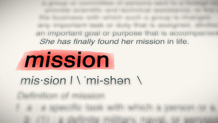 A close-up illustration of the word 