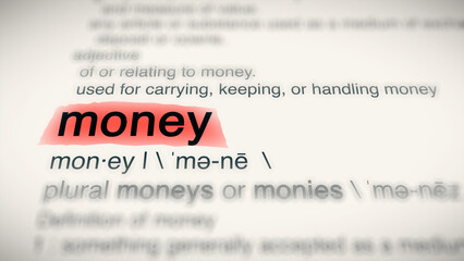 A close-up illustration of the word 