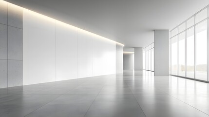 Fototapeta premium Minimalist and Elegant Corporate Background with High end Silver and White Gradient