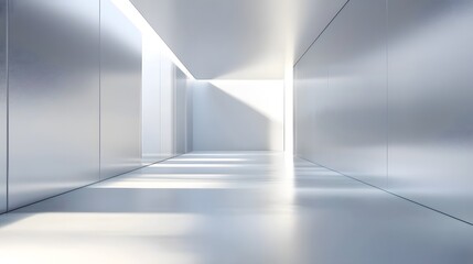 Minimalist Elegant Corporate Backdrop with Refined Metallic Textures and Soft Ambient Lighting