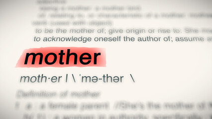 A close-up illustration of the word 